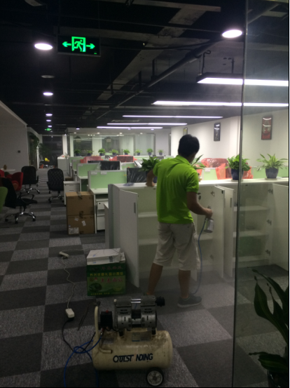 近江時代大廈某公司甲醛治理